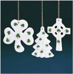 TREE, CROSS, SHAMROCK ORNAMENT